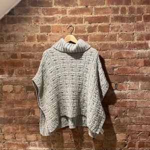 NEW Gap wool knit poncho